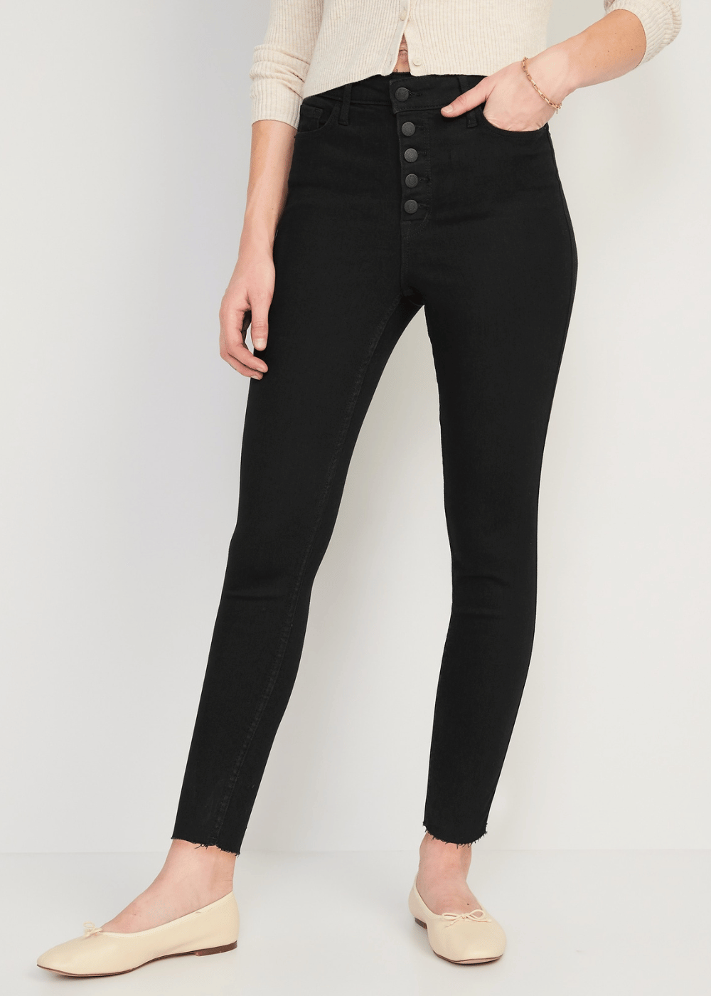 High-Waisted Rockstar 360° Stretch Super-Skinny Jeans