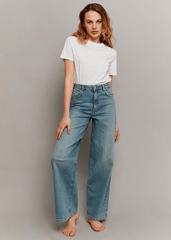 Tally Weijl Dust Blue Wide-Leg Jeans